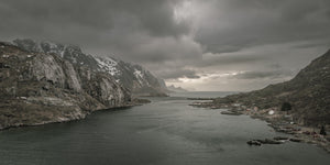 Maerovollspollen Norway view to the ocean | Photo Art Print fine art photographic print