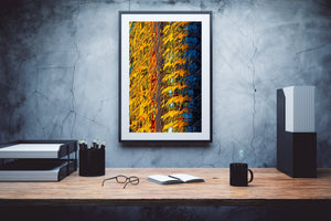I grattacieli di Manhattan danzano nell'abbraccio dei riflessi astratti | Foto Stampa d’arte Fine Art stampa fotografica