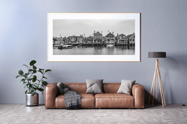 Marthas Vineyard waterside homes | Photo Art Print fine art photographic print