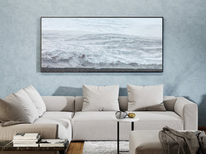 Massive snow cliffs reveal rugged landscape in Antarctica | Photo Art Print fine art photographic print