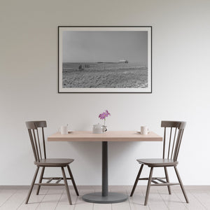 Modern barn along Route 66 Nebraska Ranch | Photo Art Print fine art photographic print