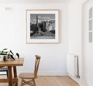 Monument Valley Totem Pole black and white | Photo Art Print fine art photographic print