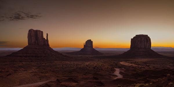 Monument Valley late sunset | Photo Art Print fine art photographic print