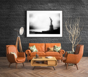 Moody grunge image of Statue of Liberty New York | Photo Art Print fine art photographic print
