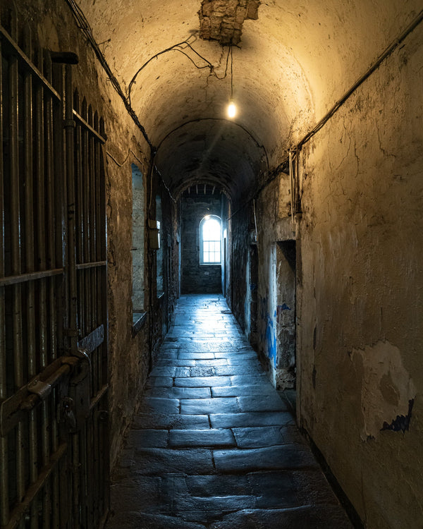 Moody walkway Kilmainham Gaol Museum | Photo Art Print fine art photographic print