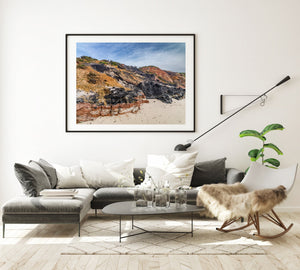 Multi Colored Clay Cliffs of Aquinnah in Massachusetts USA | Photo Art Print fine art photographic print