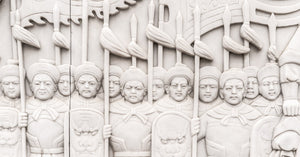 Mural in depicting military battles at Jinshanling 4 | Photo Art Print fine art photographic print