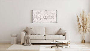 Mural in depicting military battles at Jinshanling 5 | Photo Art Print fine art photographic print