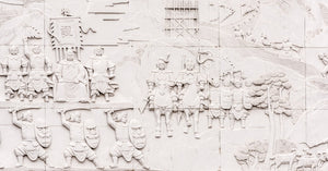 Mural in depicting military battles at Jinshanling 5 | Photo Art Print fine art photographic print