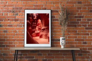 Narrow walls of the winding Antelope Canyon | Photo Art Print fine art photographic print