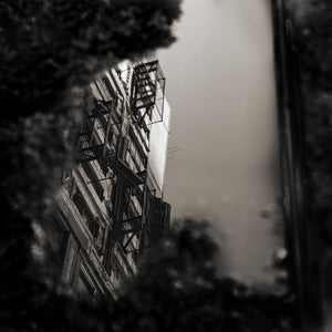 New York building reflection from street | Photo Art Print fine art photographic print