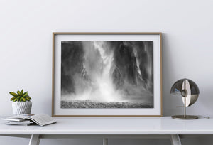 L'acqua si schianta in Nuova Zelanda | Foto Stampa d’arte Fine Art stampa fotografica