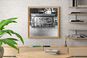 Newsstand at night Barcelona Spain | Photo Art Print fine art photographic print