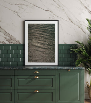 North Pacific Ocean from an airplane background | Photo Art Print fine art photographic print