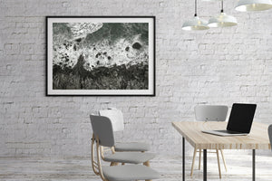 Formaciones rocosas Kostbergan Beach Aérea | Foto Impresión de arte Fine Art impresión fotográfica