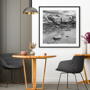 Nova Scotia shore with large rocks at Peggys Cove | Photo Art Print fine art photographic print