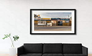 Numerous roadside signs in Utah | Photo Art Print fine art photographic print