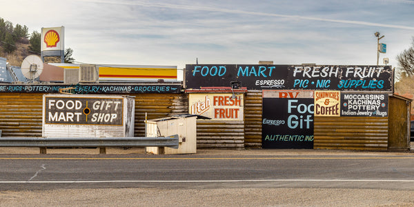 Numerous roadside signs in Utah | Photo Art Print fine art photographic print