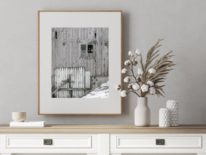 Old Barn Wall Flakstad Norway | Photo Art Print fine art photographic print