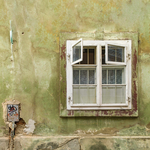Old Romanian open window | Photo Art Print fine art photographic print
