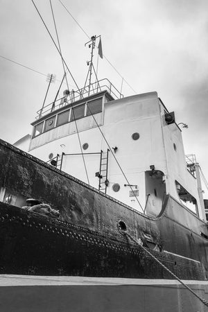 Old Soviet era merchant vessel Gdansk Poland | Photo Art Print fine art photographic print