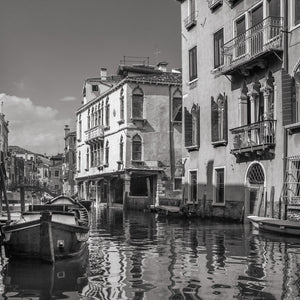 Old Venice homes on canal | Photo Art Print fine art photographic print