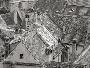 Old clay rooftops Bucharest | Photo Art Print fine art photographic print
