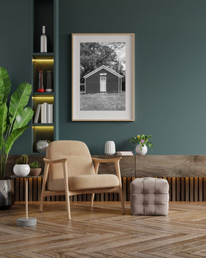 Old rural schoolhouse Wabash Township 1874 | Photo Art Print fine art photographic print