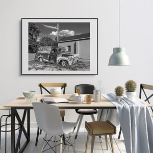 Old truck on Route 66 | Photo Art Print fine art photographic print