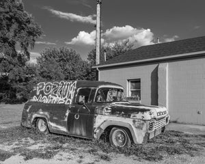 Old truck on Route 66 | Photo Art Print fine art photographic print