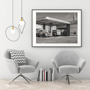 Old trucks Route 66 Ludlow California | Photo Art Print fine art photographic print