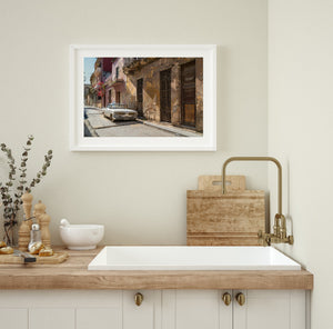 Old weathered crumbling housing in Havana Cuba | Photo Art Print fine art photographic print