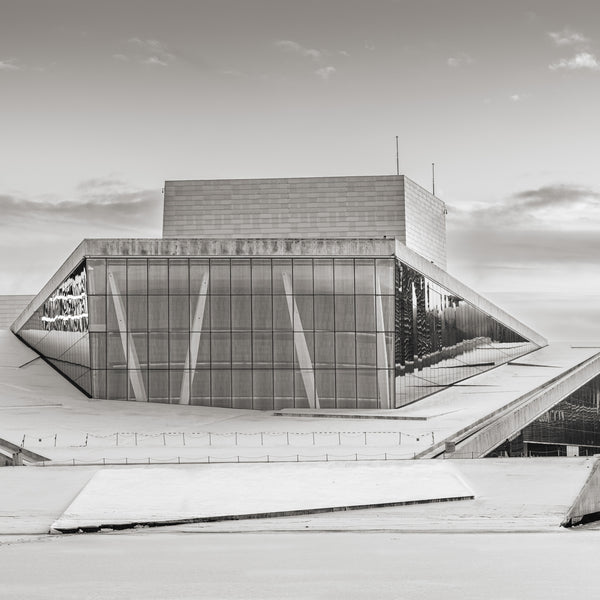 Oslo Opera House in snow Norway | Photo Art Print fine art photographic print