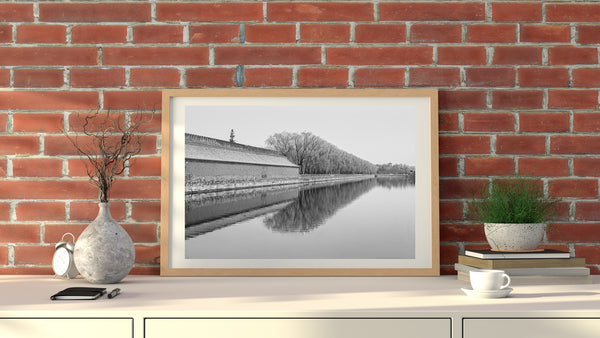 Outer wall of the Forbidden City Beijing China | Photo Art Print fine art photographic print