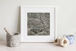 Mur antique toscan et banc envahi par la végétation | Photos Tirage d’art Fine Art impression photographique