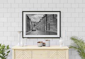 People walking down street Derry Northern Ireland | Photo Art Print fine art photographic print