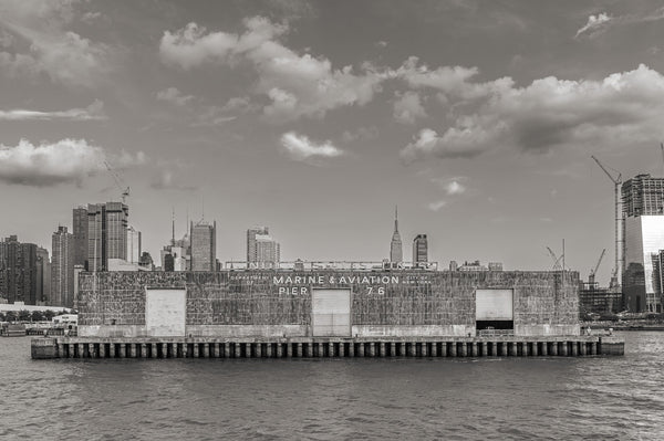 Pier 76 terminal before renovation New York City | Photo Art Print fine art photographic print
