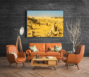 Maanlandschap van de pinakels | Foto Kunstprint Fine Art fotografische afdruk