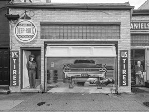 Mural del garaje de la Ruta 66 Pontiac Illinois | Foto Impresión de arte Fine Art impresión fotográfica