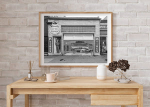 Mural del garaje de la Ruta 66 Pontiac Illinois | Foto Impresión de arte Fine Art impresión fotográfica