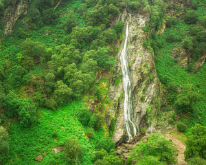 Powerscourt Waterfall Ireland aerial | Photo Art Print fine art photographic print