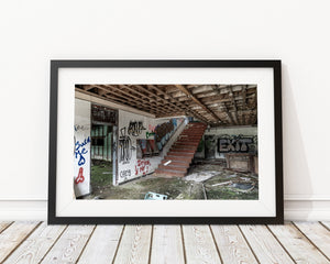 Hall du motel abandonné du Pruce's Motor Inn | Photos Tirage d’art Fine Art impression photographique
