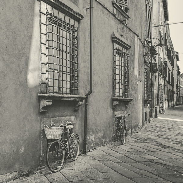 Quite street with old houses in Tuscany | Photo Art Print fine art photographic print