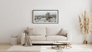 Rare snowy day over Arizona wilderness | Photo Art Print fine art photographic print