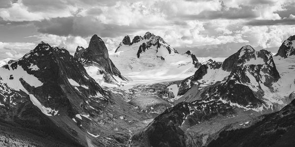 Receding glaciers in the Rocky Mountains | Photo Art Print fine art photographic print