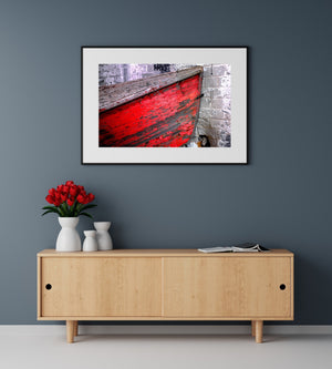 Red Rowboat | Photo Art Print fine art photographic print