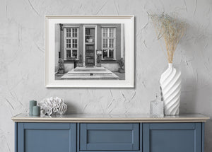 Restaurant front entrance Gdansk Poland | Photo Art Print fine art photographic print