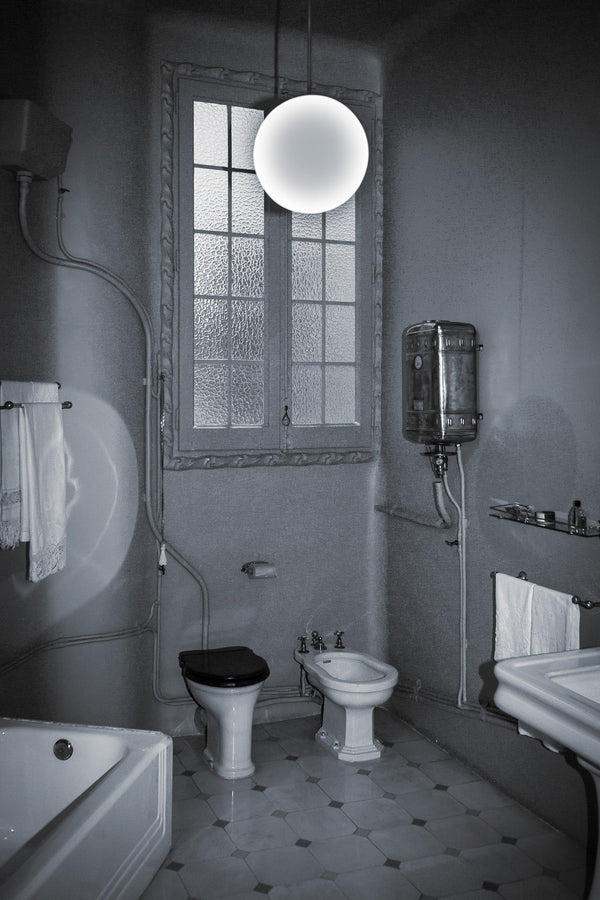 Retro bathroom in a Gaudy designed building | Photo Art Print fine art photographic print
