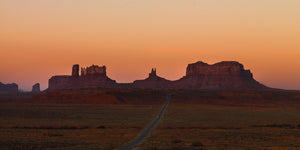 Road to Monument Valley at sunrise | Photo Art Print fine art photographic print