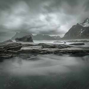 Rock formations Kostbergan Beach | Photo Art Print fine art photographic print